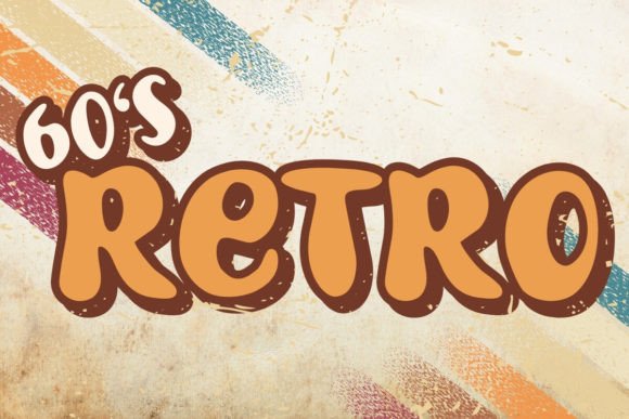 60’s Retro Font for Bold Web Headlines