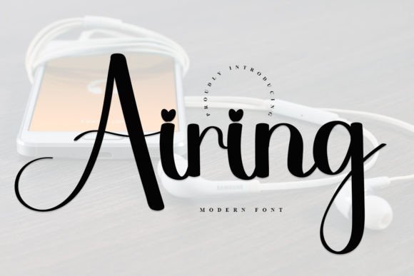 Airing Font: Elevating Web Design with Timeless Script
