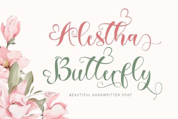 Alestha Butterfly Font Review for Campaign Designers