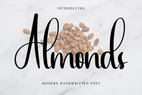 Almonds Font: Elegant Script for Branding