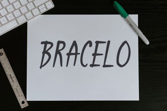 Bracelo: A Script Handwritten Font for Elegant Branding