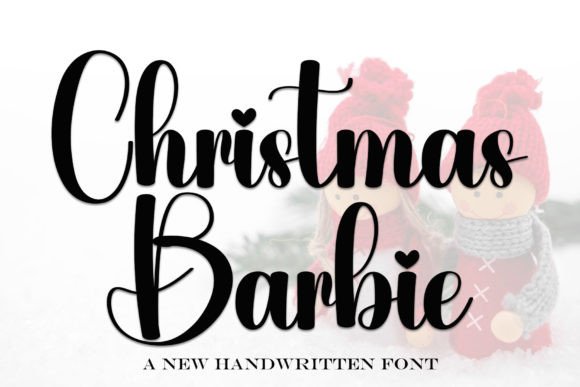 Christmas Barbie: A Timeless Script Handwritten Font