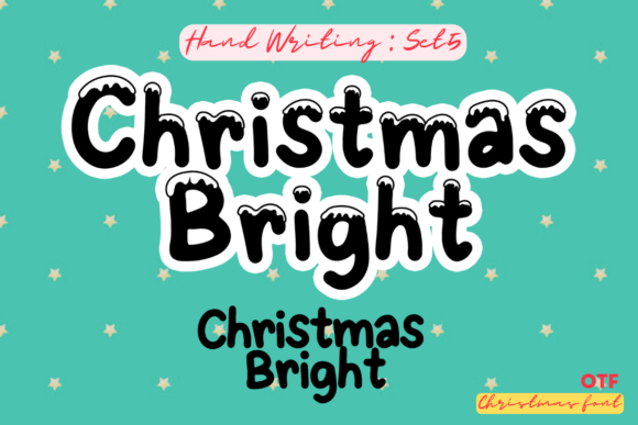 Christmas Bright 5 Font for Festive Branding