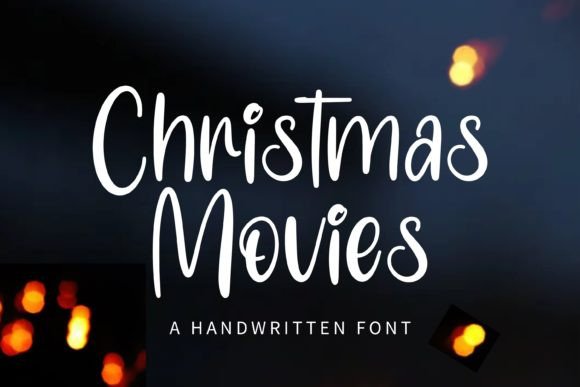 Christmas Movies Font for Web Design