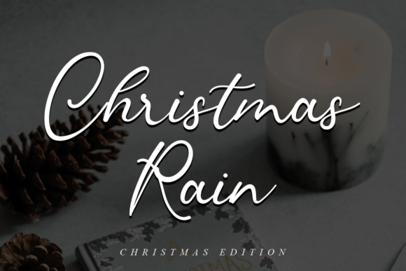 Christmas Rain Font Review: A Festive Script for Holiday Design