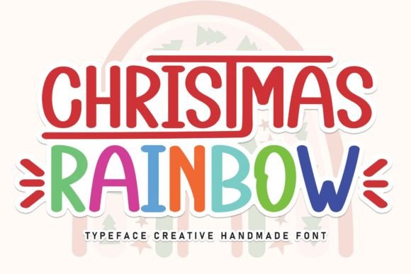 Christmas Rainbow: A Timeless Script Handwritten Font for Branding