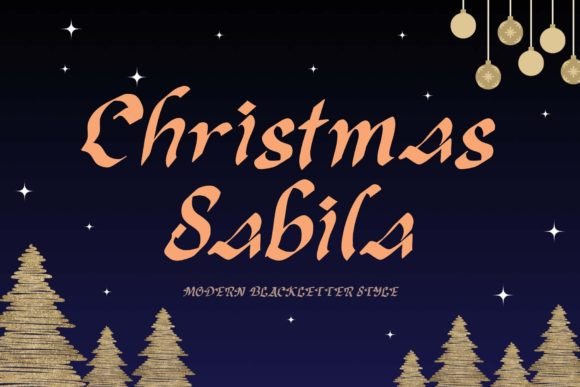 Christmas Sabila: An Elegant Handwritten Typeface