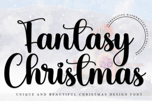 Fantasy Christmas Font for Handmade Creators