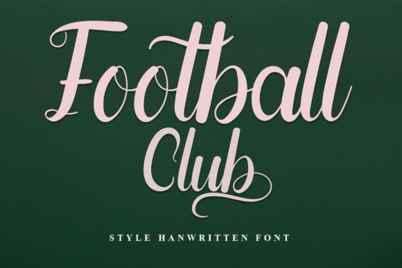 Football Club Typeface for Modern Campaigns