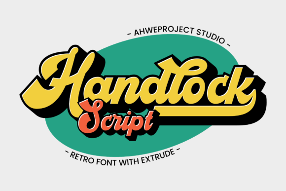 Handlock: The Bold Retro Script Typeface