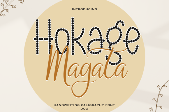 Hokage Magata: A Modern Calligraphy Typeface for Editors