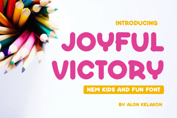 Joyful Victory: A Sweet Handwritten Font for Branding
