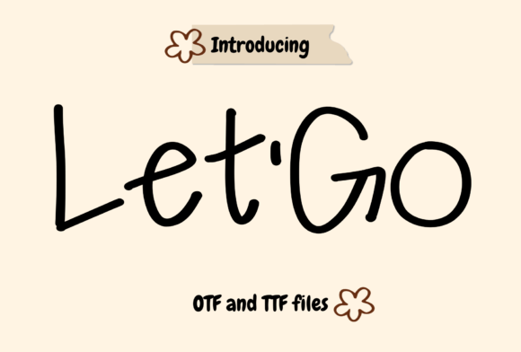 Let Go Font: Elevating Web Design with Handwritten Charm
