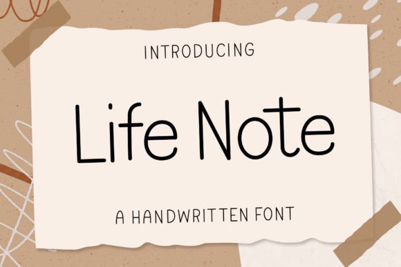 Life Note Font for Modern Web Design