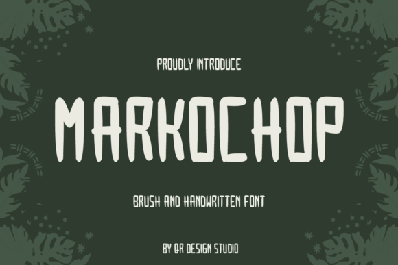 Markochop Typeface for Engaging Campaigns