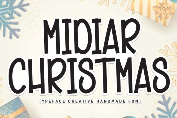 Midiar Christmas Font for Elegant Branding