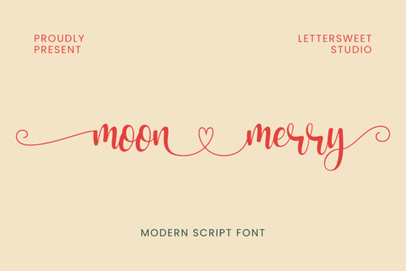 Moon Merry Font Review: A Romantic Script for Elegant Designs