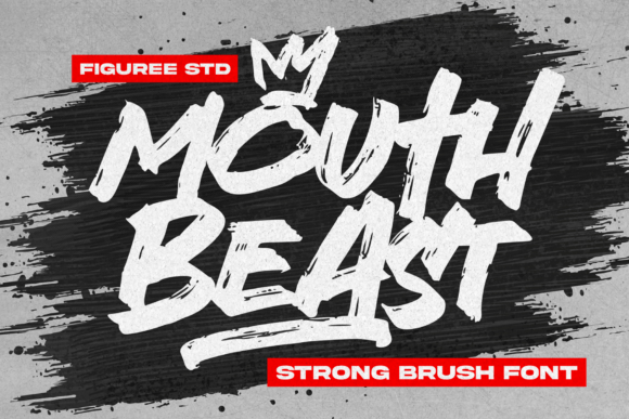 Mouth Beast: Bold Brush Font for Makers