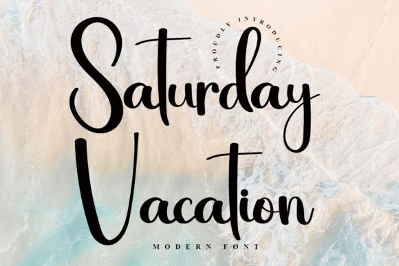 Saturday Vacation Font for Modern Web Design