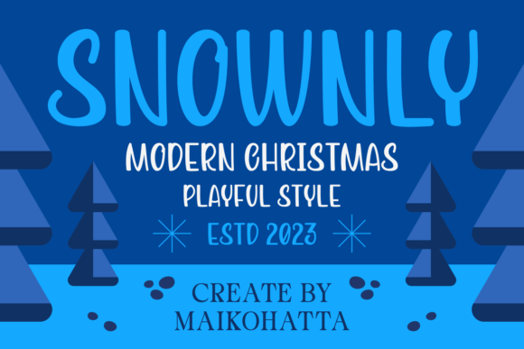 Snownly Font: The Ultimate Christmas Typeface for Crafters