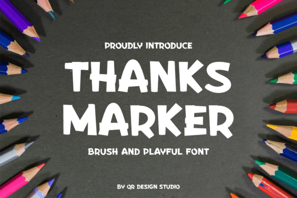 Thanks Marker Font for Elegant Branding