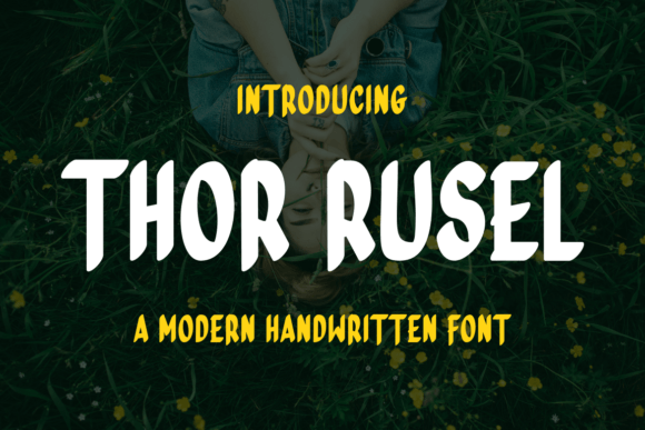 Thor Rusel: A Handwritten Typeface for Authentic Branding