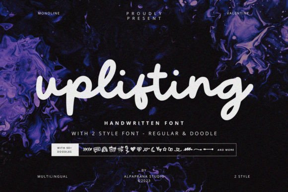 Uplifting: A Handwritten Typeface for Modern Editorial Design