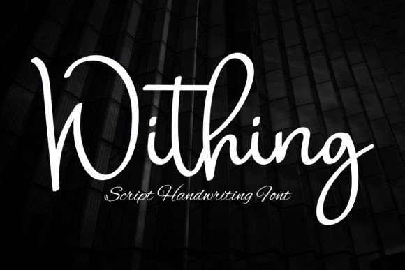 Withing: A Stylish Handwritten Font for Editorial Design